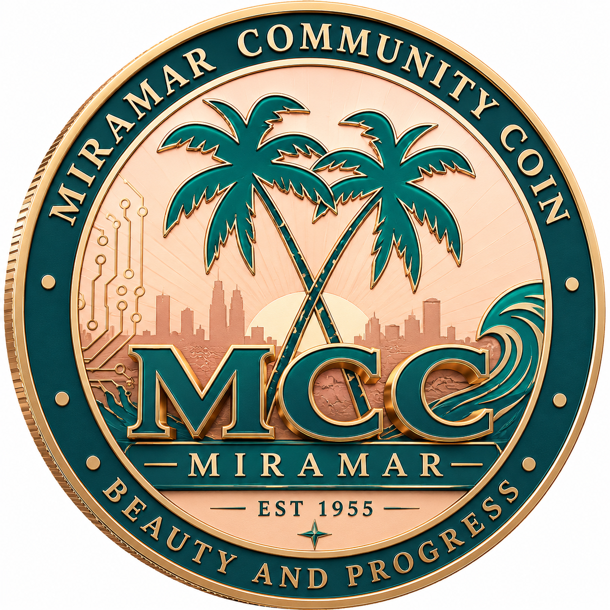 Miramar Community Coin emblem